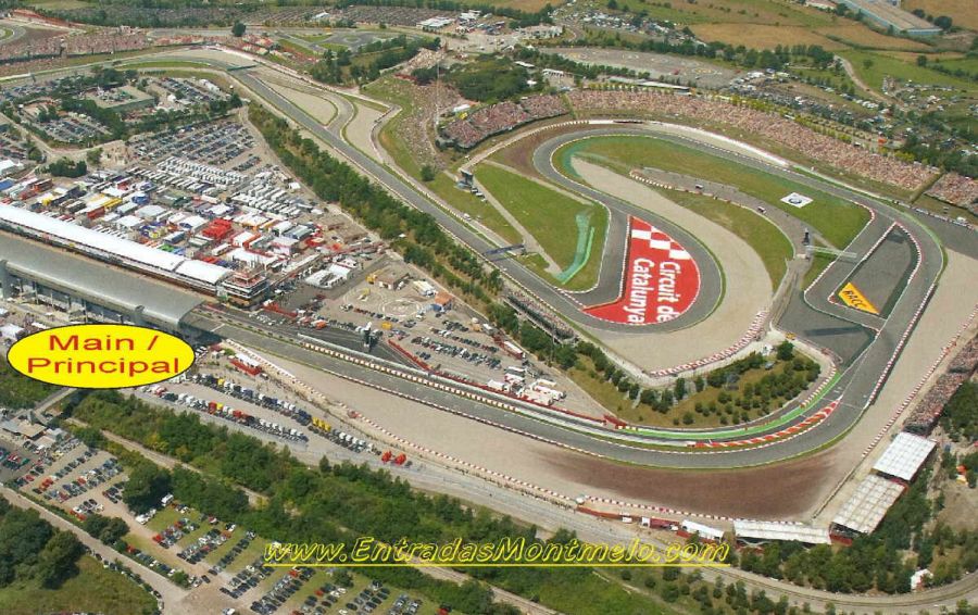 Entrada F1 Tribuna PRINCIPAL Montmelo - Entradas Circuit Catalunya ...